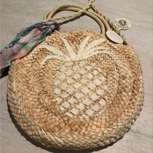 Spartina crossbody straw bag